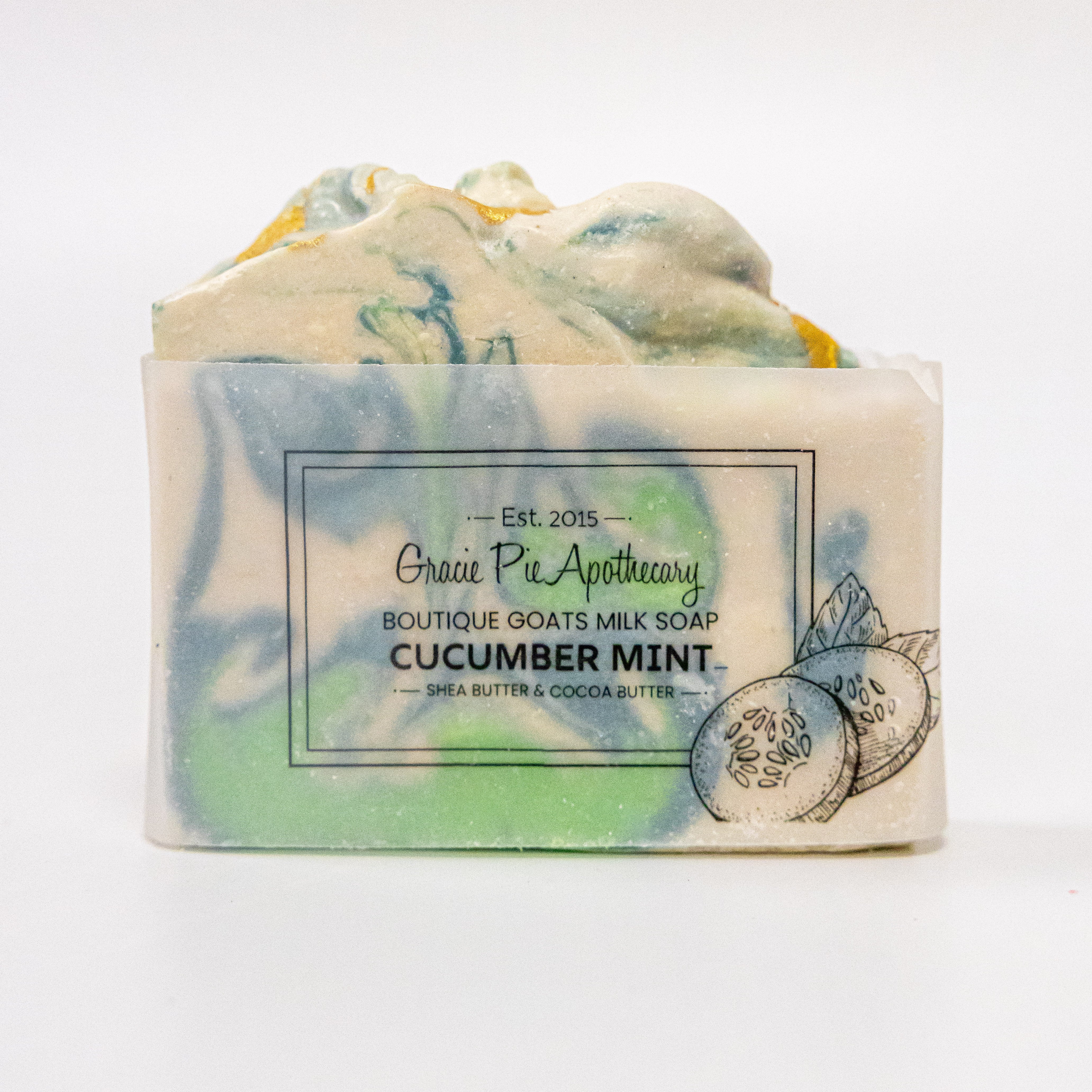 Cucumber Mint Goats Milk Soap