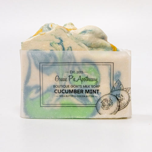 Cucumber Mint Goats Milk Soap