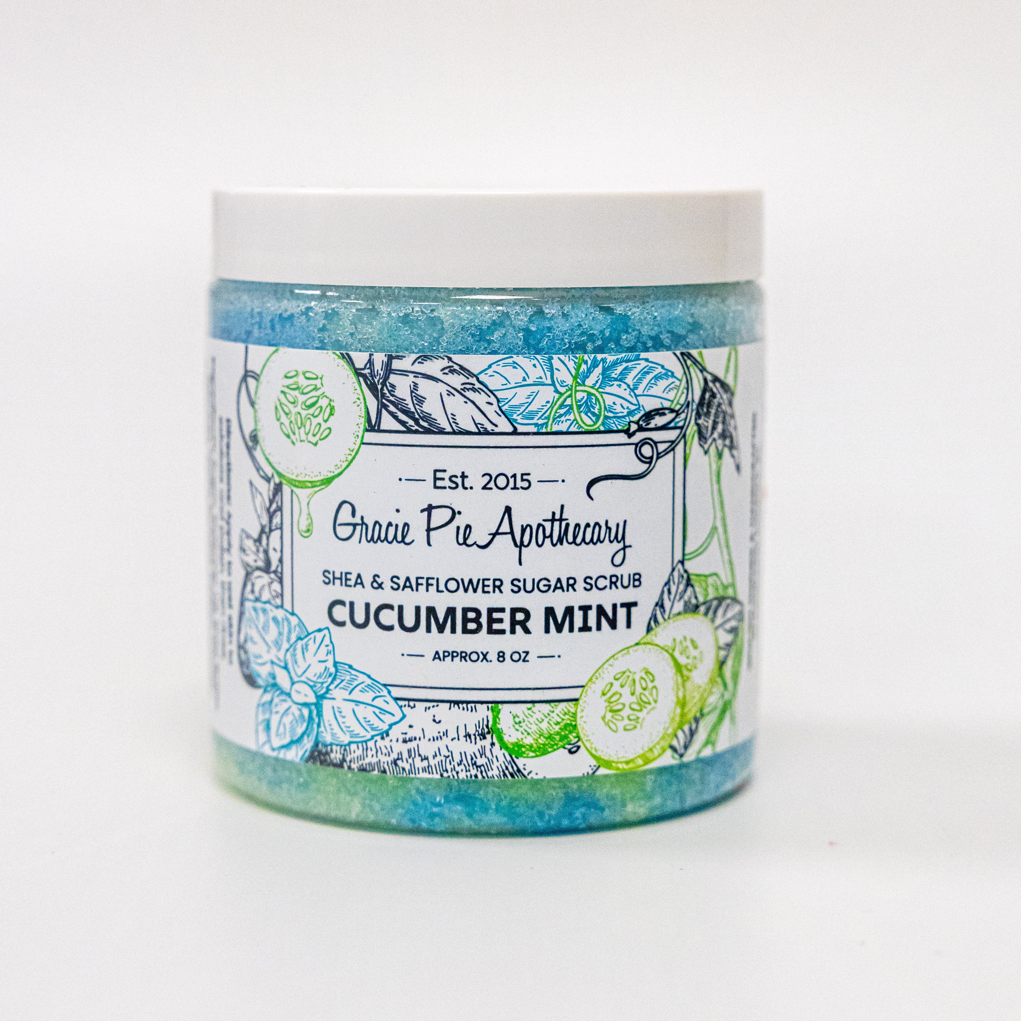 Cucumber Mint Goats Milk Shea and Safflower Sugar Scrub