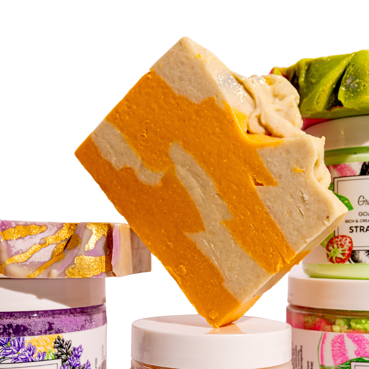 Mandarin Mimosa Goats Milk Soap