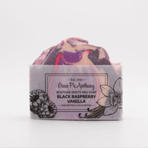 Black Raspberry Vanilla Goats Milk Soap