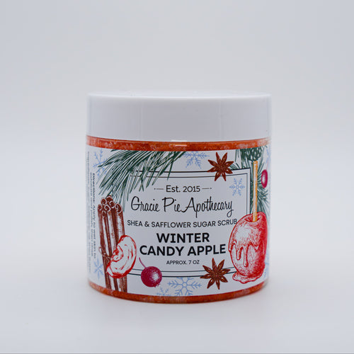 Winter Candy Apple Shea and Safflower Sugar Scrub NEW!