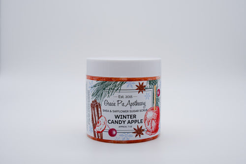 Winter Candy Apple Shea and Safflower Sugar Scrub NEW!