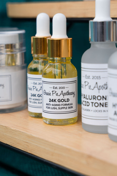 24k Gold Primer and Serum with Rosehip Oil and Ylang Ylang