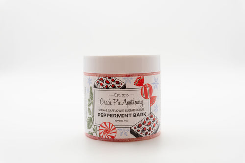 Peppermint Bark Shea and Safflower Sugar Scrub NEW!